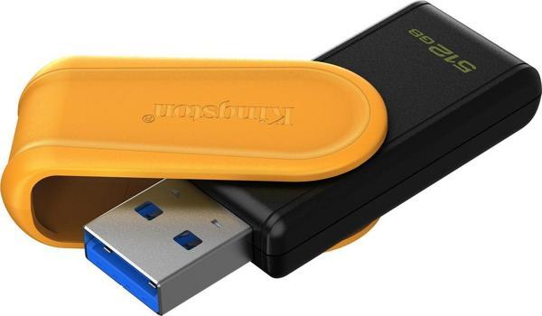 Kingston Dtxs-512Gb 512Gb Portable Usb 3.2 Gen1 Datatraveler Exodias (Black-Yellow) Flash Bellek - Image 1