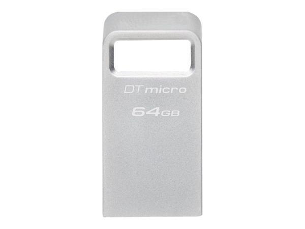 Dtmc3G2-64Gb Datatraveler Micro 200Mb-S Metal Usb 3.2 Gen 1 Flash Bellek - Image 1