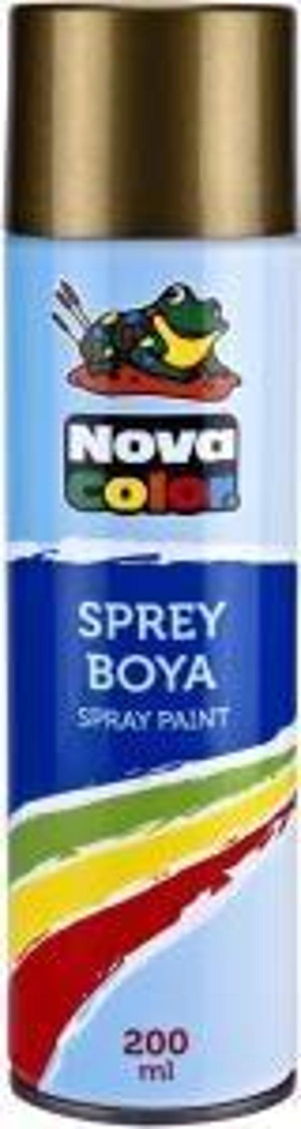 Nova Color Nc-811 Sprey Boya 200 Ml Altın - Image 1