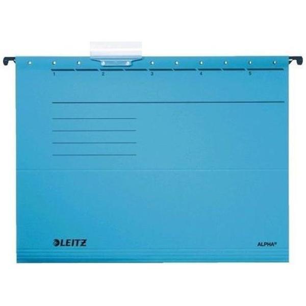 Leitz 6515 A4 Askılı Dosya Telsiz Karton Mavi (25 Li Paket) - Image 1