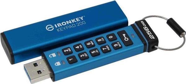 Kingston İkkp200-256Gb 256Gb Ironkey Keypad 200, Fips 140-3 Lvl 3 (Pending) Flash Bellek - Image 1