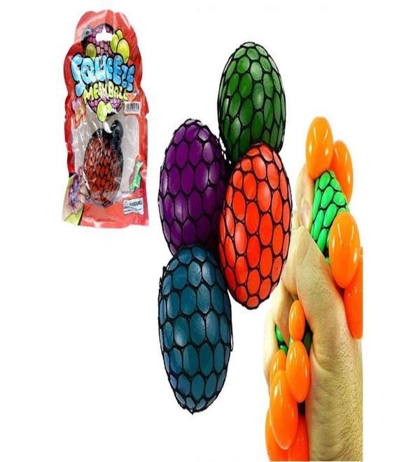 Güven Oyuncak Squeeze Mesh Ball ST-006 (Karışık Renk 1 Adet) - Image 1
