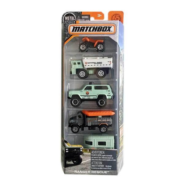 Mattel Oyuncak Matchbox Beşli Araba Seti C1817 (Karışık Model 1 Set) - Image 1