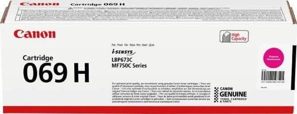 Crg-069H M Yüksek Kapasiteli Magenta Kırmızı Orijinal Toner Mf754-752-673 - Image 1