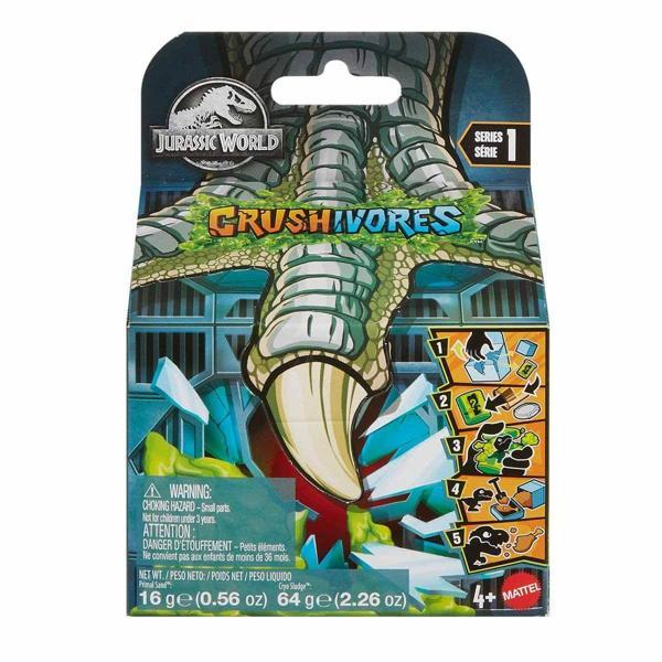 Mattel Oyuncak Jurassıc World Crushivores Serisi - Sürpriz Aksesuarlı Figürler HVB29 - Image 1