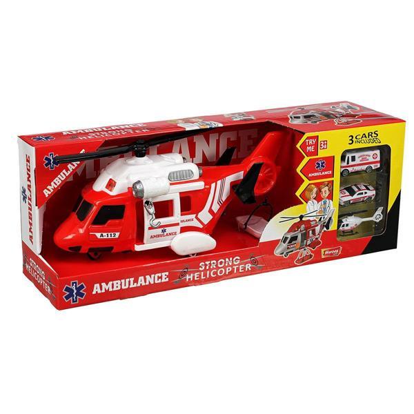 Heroes Toys Helikopter Ambulans Seti Arabalı 2004 - Image 1