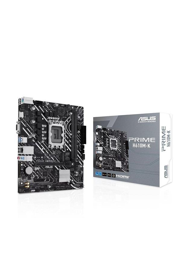 Prime H610M-K İntel Soket Lga1700 Ddr5 5600Mhz Matx Gaming (Oyuncu) Anakart - Image 1