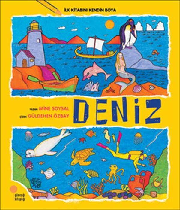 İlk Kitabını Kendin Boya - Deniz - Günışığı Kitaplığı - Image 1