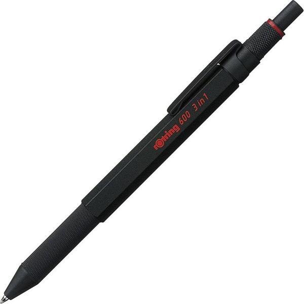 Rotring 600 Multipen Üç Fonksiyonlu Kalem Siyah 2164108 - Image 1