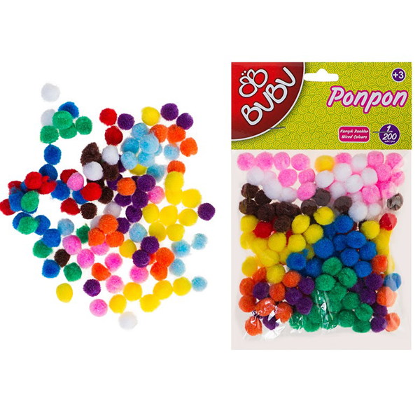 Bu-Bu BUBU00108 Pon Pon 1 Cm 200 Lü Karma  - Image 1