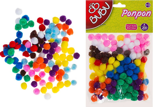 Bu-Bu BUBU00108 Pon Pon 1 Cm 200 Lü Karma  - Image 1