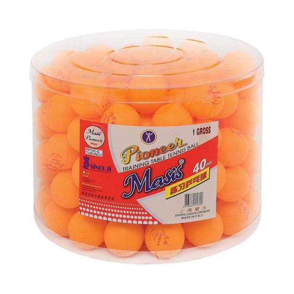 Masis Pinpon Topu Pioneer Turuncu 144 Lü (1 Paket 144 Adet) - Image 1