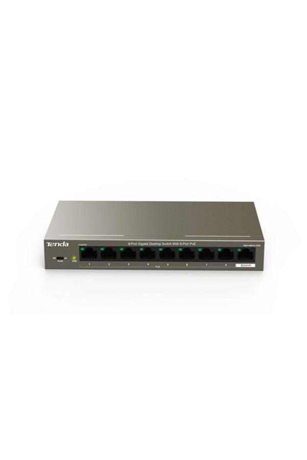 Teg1109P 9 Port 8 Port Poe+ 10-100-1000 Switch Hub + 1 Port Uplink - Image 1
