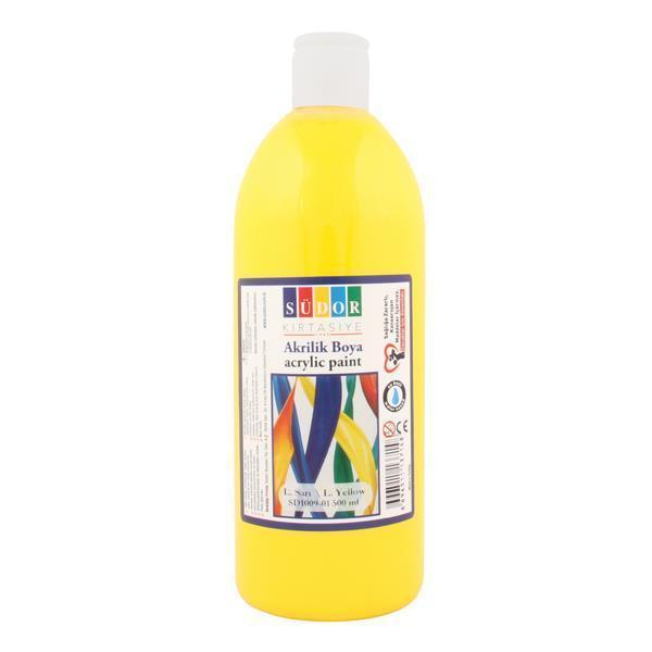Südor Akrilik Boya 500 Ml. Limon Sarı Sd-1009-01 - Image 1