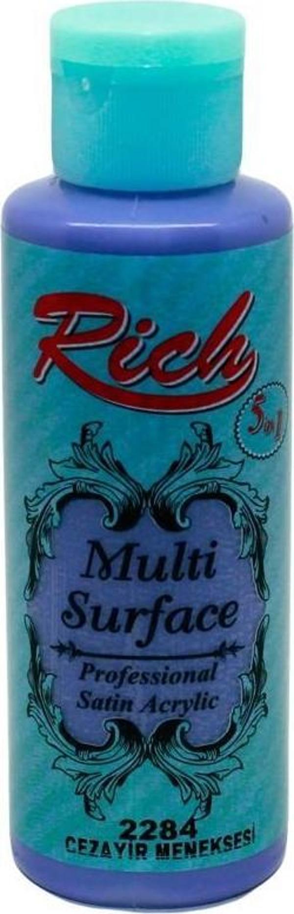 Rich Multi Surface Profesyonel Saten Akrilik Boya 120 Cc Cezayir Menekşesi 2284 - Image 1