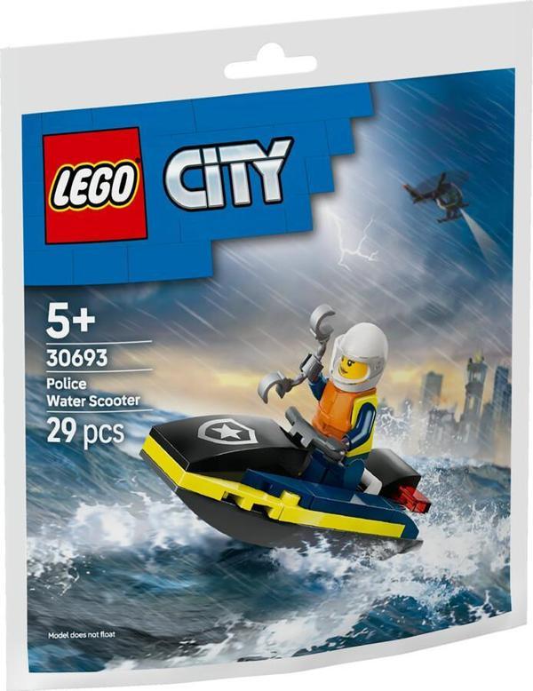 LEGO City 30693 Police Water Scooter - Image 1