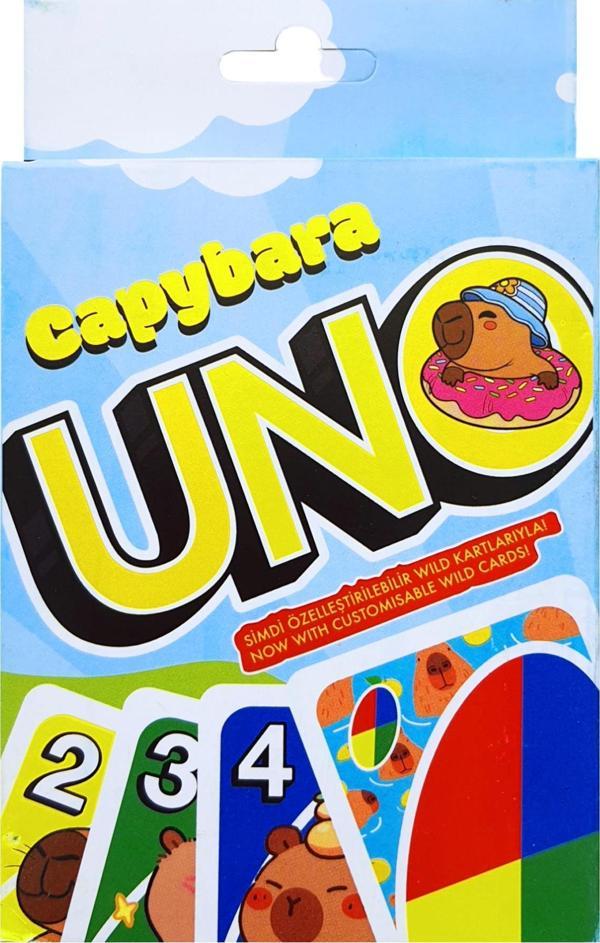 Resimli Uno Capybara Oyun Kartı - Image 1