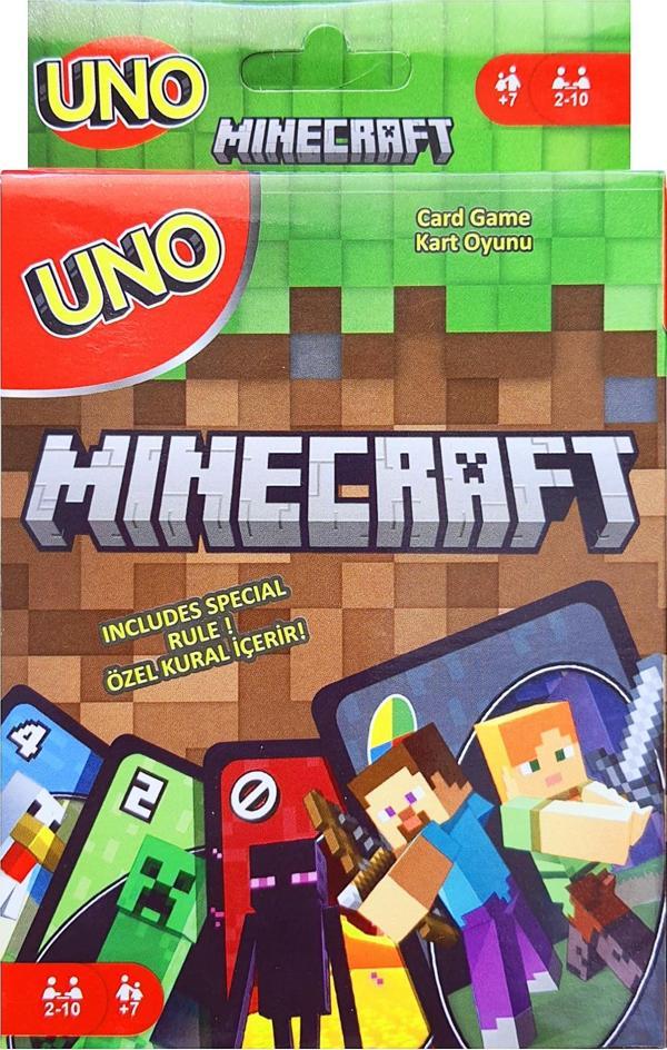 Resimli Uno Minecraft Oyun Kartı - Image 1