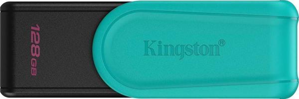 Kingston Dtxs-128Gb 128Gb Portable Usb 3.2 Gen1 Datatraveler Exodias (Black-Turquoise) Flash Bellek - Image 1