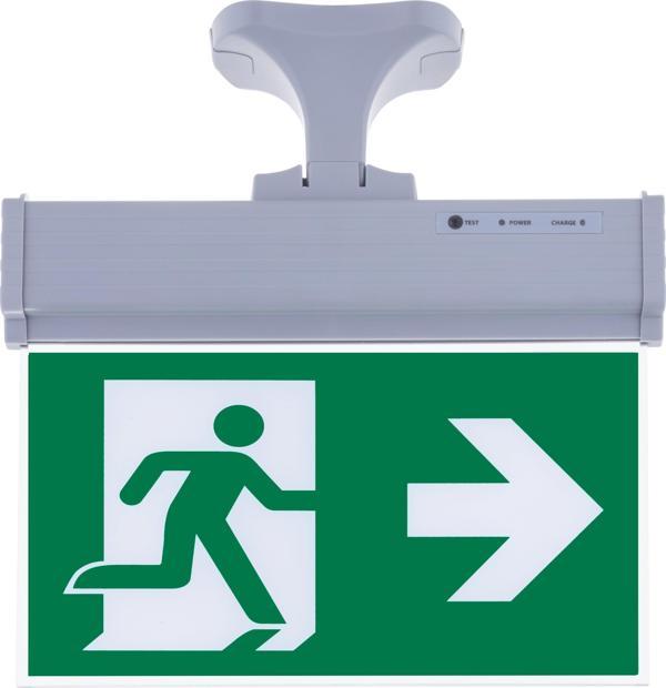 SG071-S1 Çift Yönlü Acil Yönlendirme Armatürü (Askı Aparatlı) Sağ-Sol - Image 1