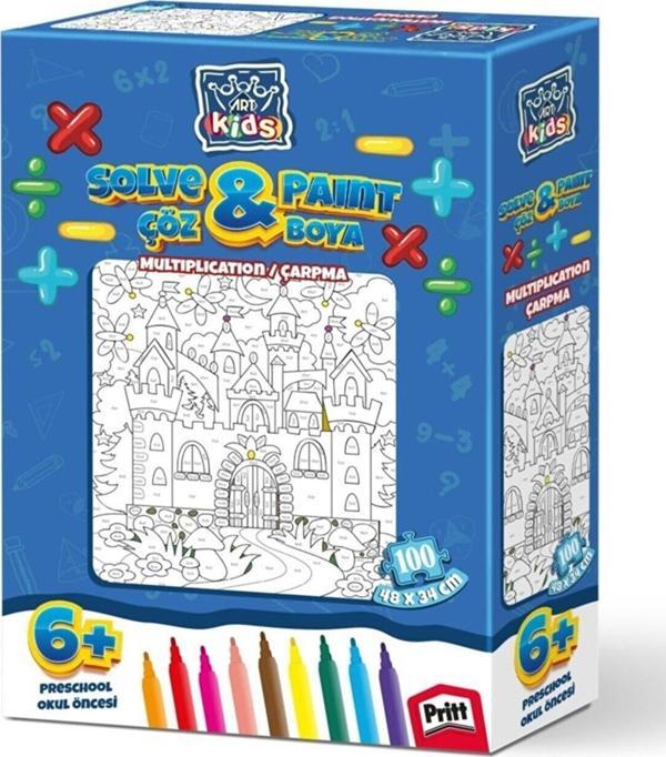 Art Kids Çöz Boya / Çarpma 100 Parça Puzzle 5848 - Image 1