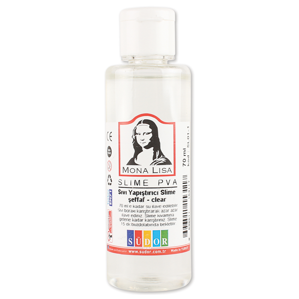 Südor Monalisa Sl01-1 Sıvı Yapıştırıcı Slime 70 Ml Şeffaf (12 Li Paket) - Image 1