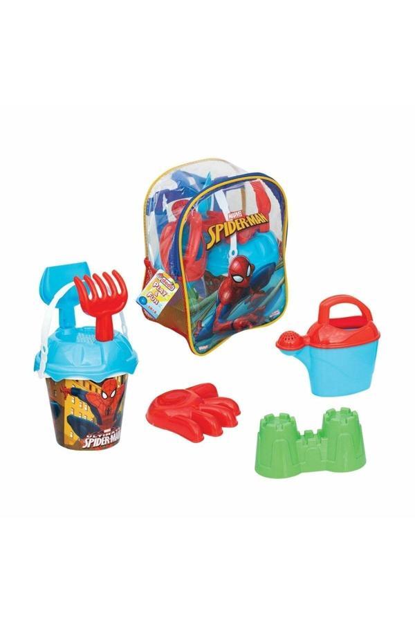 Dede Oyuncak Spiderman Resimli Sırt Çantalı Plaj Seti 03864 - Image 1