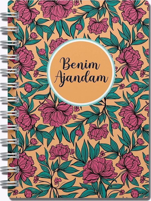 Denden Benim Ajandam Hardal Zamansız Ajanda, 17x24 cm - Image 1