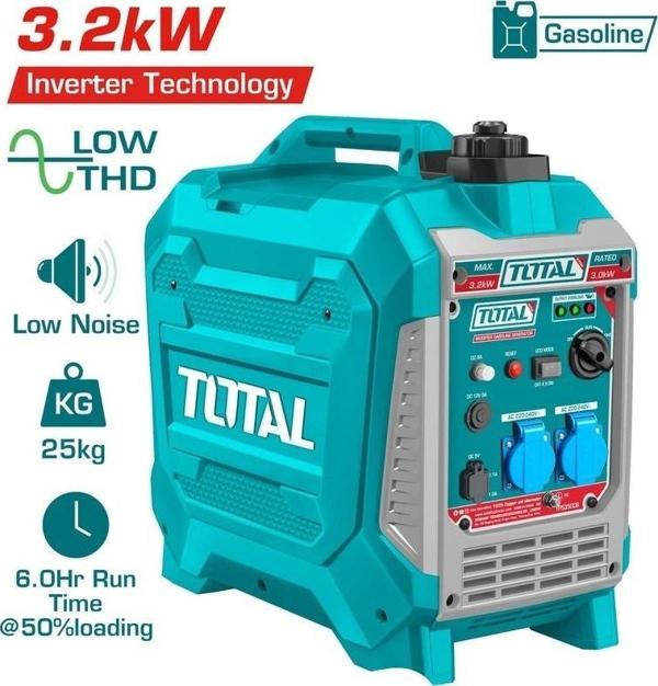 Total 3.2 KW İnverter Benzinli Jeneratör TP535006  - Image 1