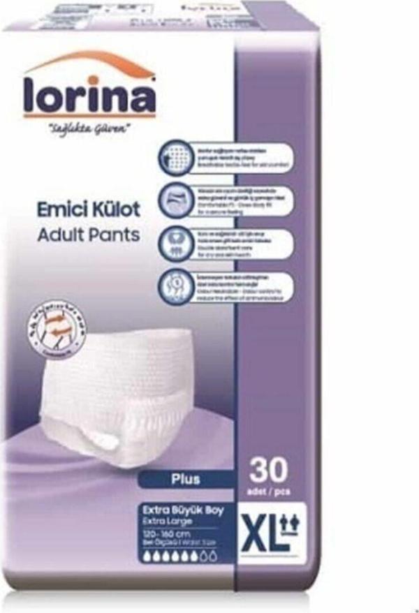 Lorina Emici Külot Hasta Bezi Xlarge 30 Adet - Image 1