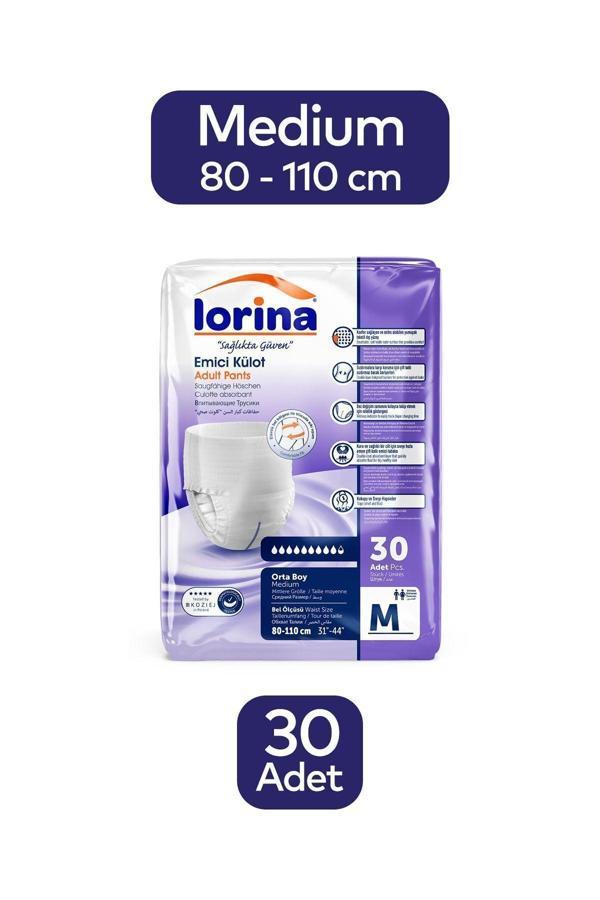 Lorina Emici Külot Medium 30 Adet - Image 1