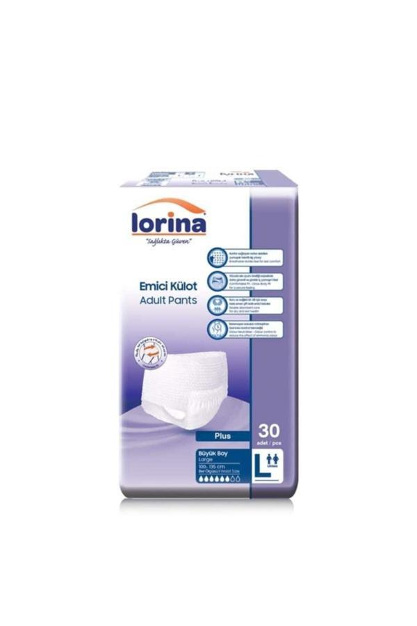 Lorina Yetişkin Emici Külot Large 30'Lu 8 Paket 240 Adet - Image 1