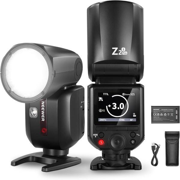 Neewer Z2PRO-S TTL Yuvarlak Başlıklı Tepe Flaşı (Sony Uyumlu) - Image 1