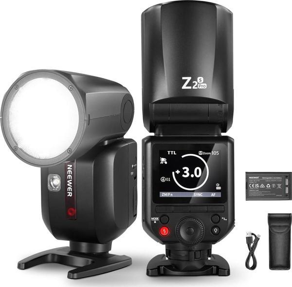 Neewer Z2PRO-S TTL Yuvarlak Başlıklı Tepe Flaşı (Sony Uyumlu) - Image 1