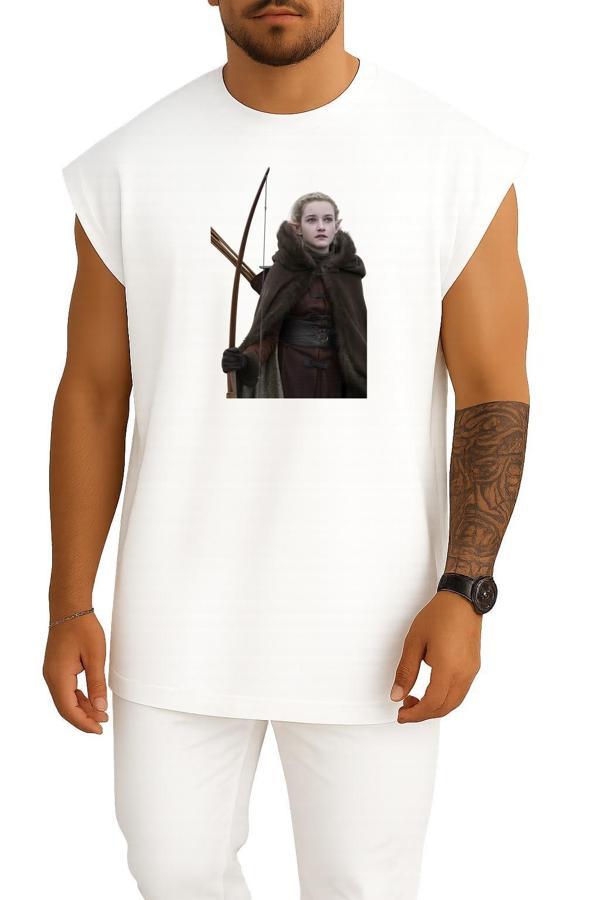 Oversize Maniac Ellie Landsberg Göğüs Tasarımlı Atlet - Image 1