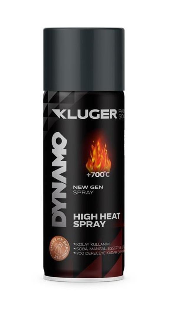 Dynamo Isıya Dayanıklı Sprey Boya 400ml Antrasit - Image 1