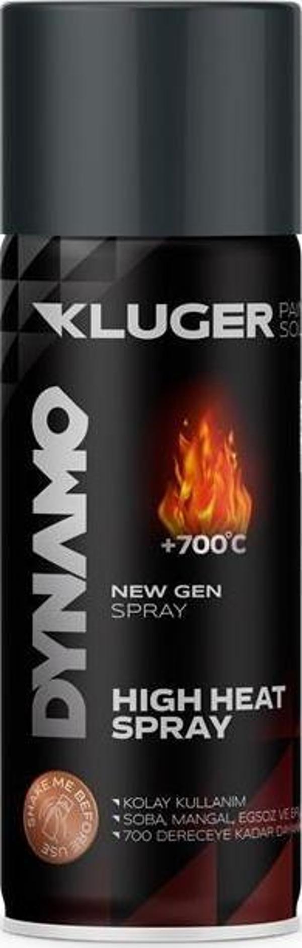 Dynamo Isıya Dayanıklı Sprey Boya 400ml Antrasit - Image 1