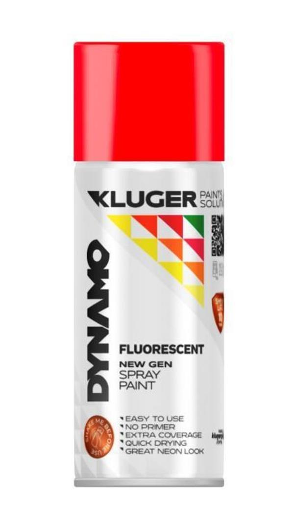 Dynamo Sprey Boya 400ml FloresanKırmızı - Image 1