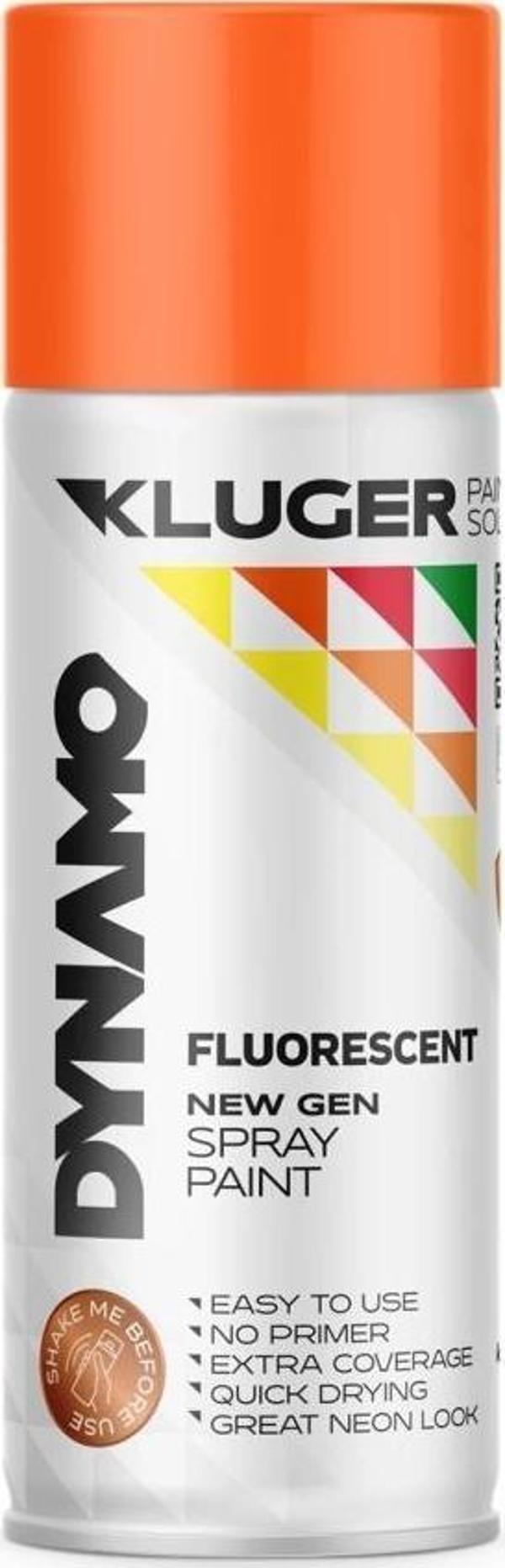 Dynamo Sprey Boya 400ml FloresanTuruncu - Image 1