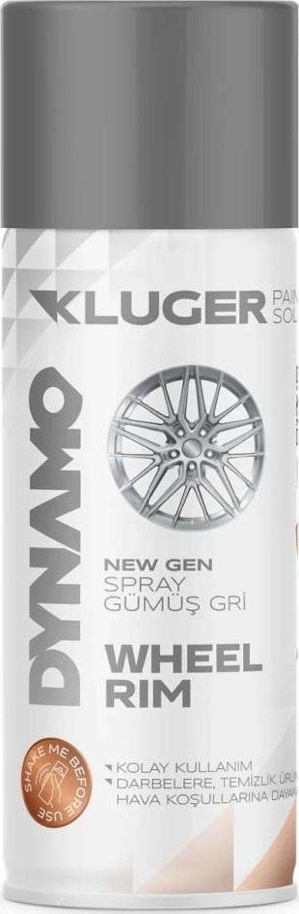 Dynamo Sprey Boya 400ml GümüşGri - Image 1