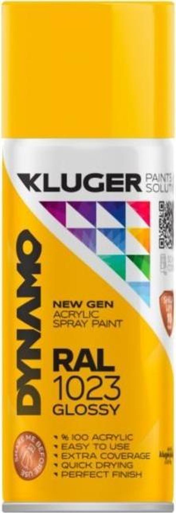 Dynamo Sprey Boya 400ml KromSarı - Image 1