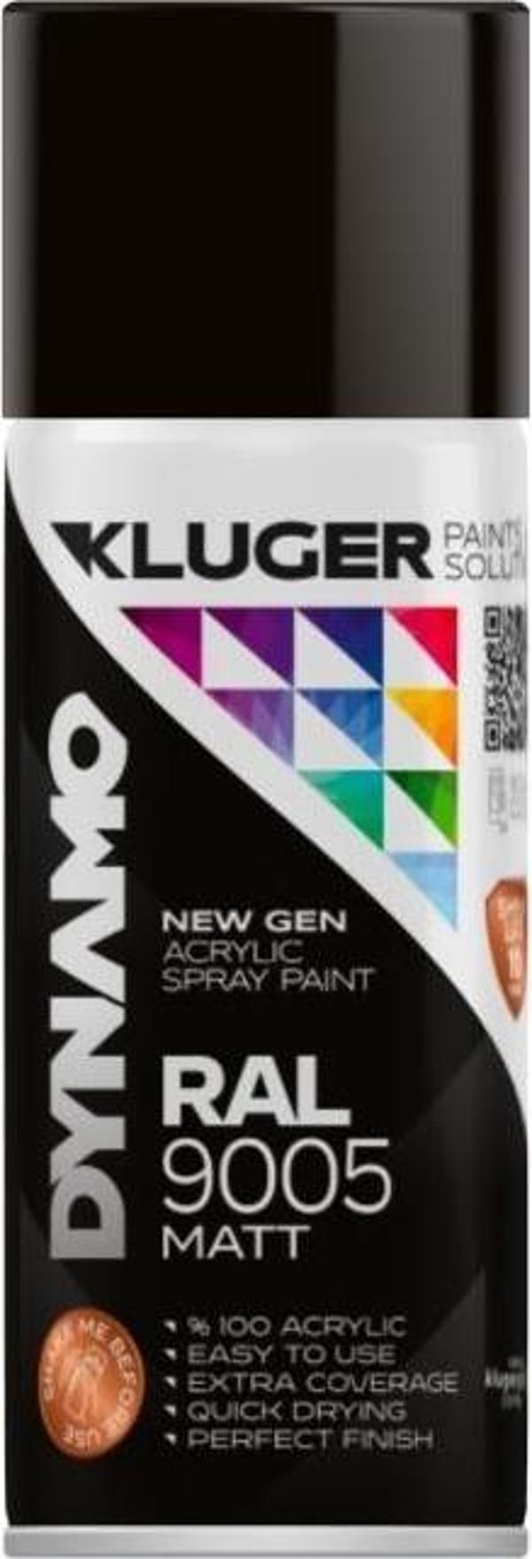 Dynamo Sprey Boya 400ml MatSiyah - Image 1