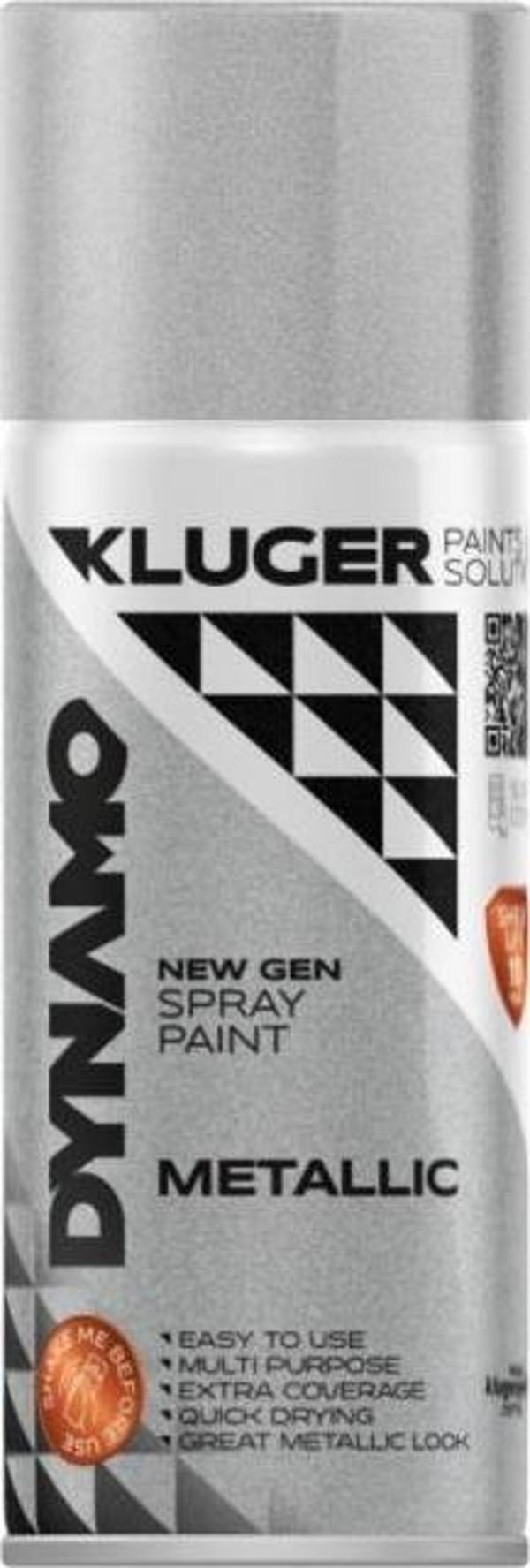 Dynamo Sprey Boya 400ml MetalikGri - Image 1