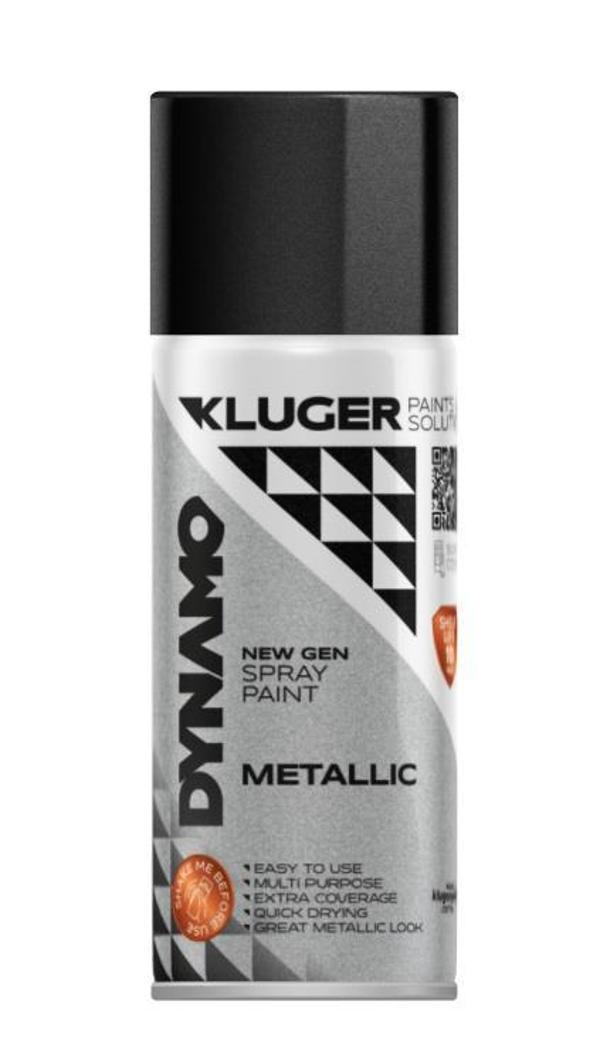 Dynamo Sprey Boya 400ml MetalikSiyah - Image 1