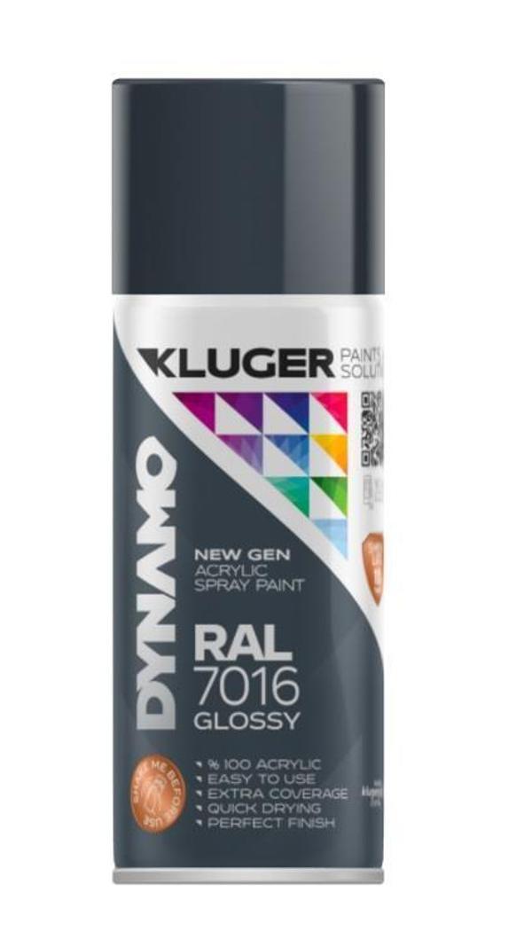 Dynamo Sprey Boya 400ml ParlakAntrasit - Image 1