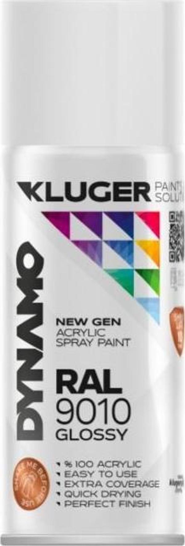 Dynamo Sprey Boya 400ml ParlakBeyaz - Image 1