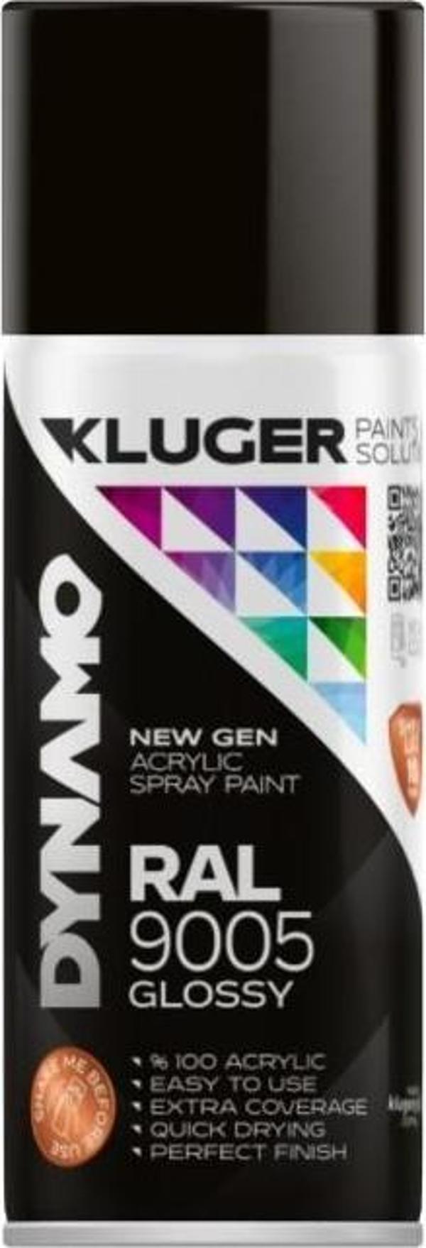 Dynamo Sprey Boya 400ml ParlakSyah - Image 1