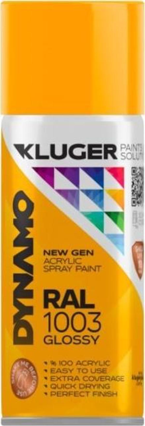Dynamo Sprey Boya 400ml TaksiSarı - Image 1