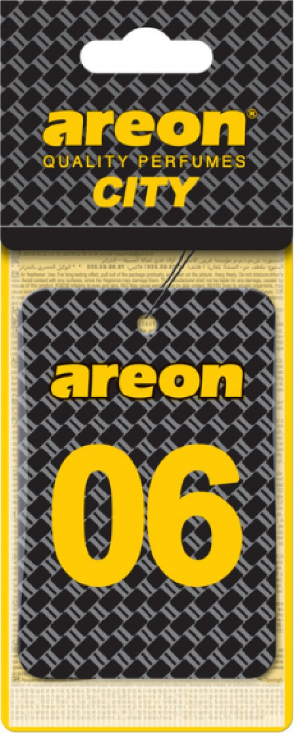 Areon City Vanilla Black 06 Oto Araç Kokusu - Image 1