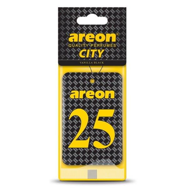 Areon City Vanilla Black 25 Oto Araç Kokusu - Image 1